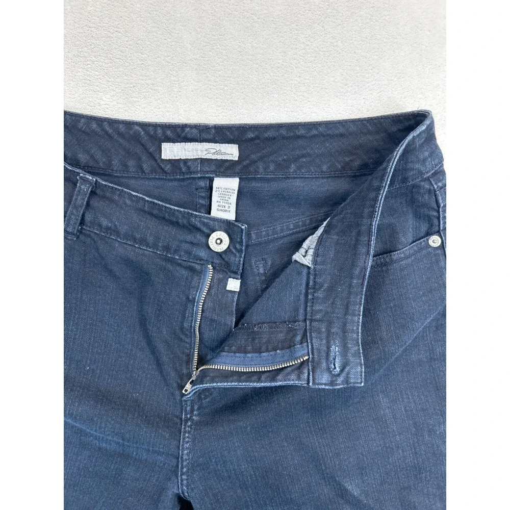 Chicos‎ Jeans Platinum Womens 2 Short Black Bootcut